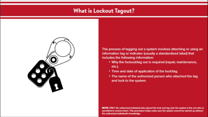 Lock Out Tag Out (LOTO) - Image 2