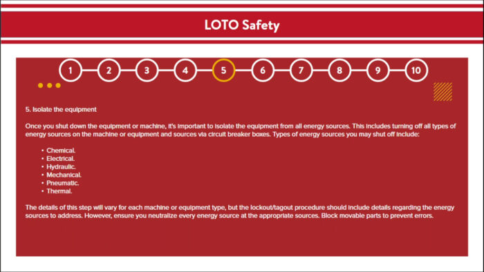 Lock Out Tag Out (LOTO) - Image 4