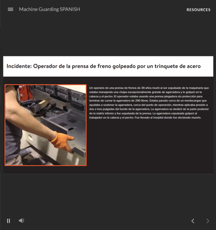 SPANISH: Machine Guarding - Image 4