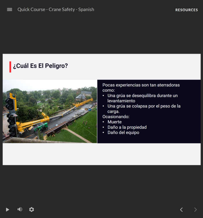 Crane Safety - Quick Course (Spanish) - Image 3