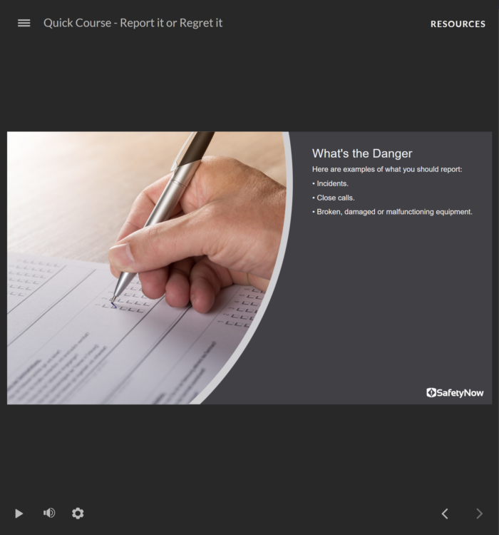 Report it or Regret it - Quick Course - Image 3