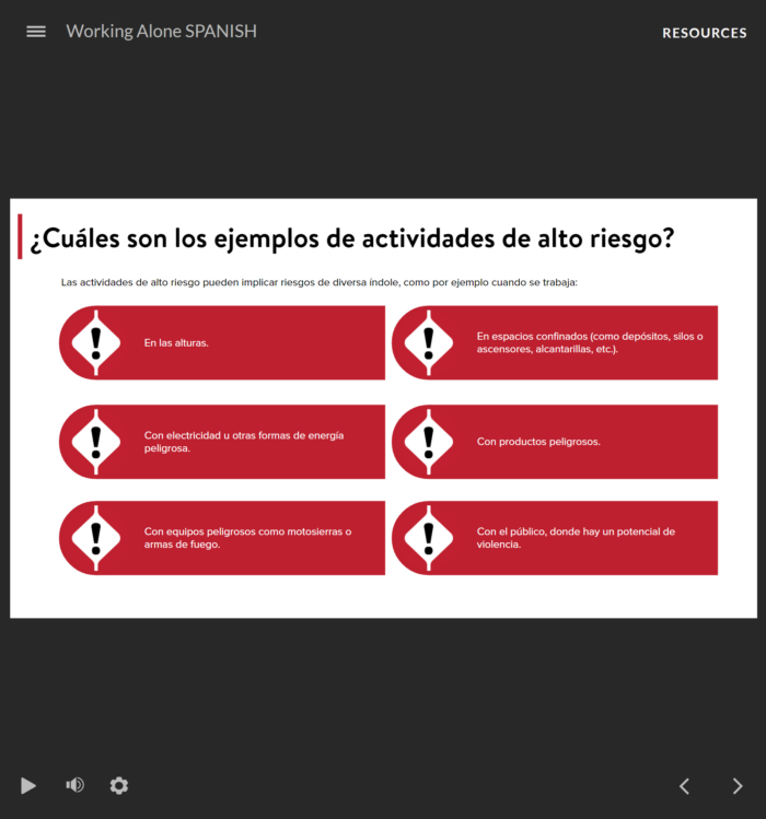 Working Alone - Spanish - Image 3