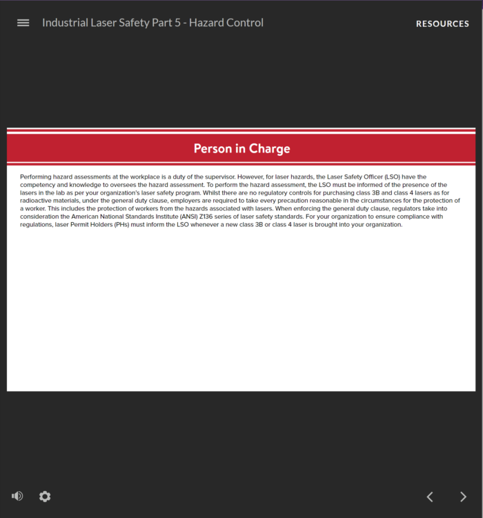 Industrial Laser Safety Part 5 - Hazard Control - Image 3