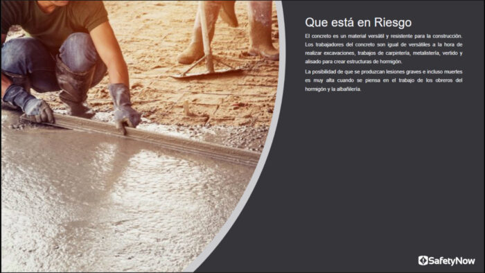 Concrete Construction Safety - Quick Course (Spanish) - Image 3