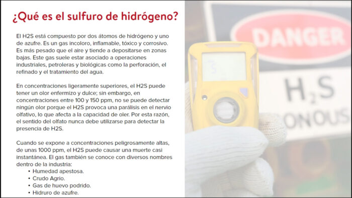 H2S Hydrogen Sulfide Awareness - Spanish - Image 4
